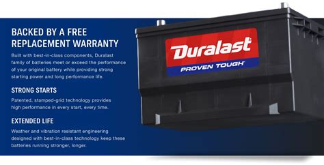 Autozone duralast battery warranty. The Diehard and the Duralast batteries both have a voltage capacity of around 12 DC. But a few models of Duralast batteries, like the Duralast platinum, has a voltage capacity of 6 DC. An automobile battery’s general or standard voltage is 12 DC volts. On a battery, these volts are split into 6 cases, each of which holds 2 volts. 