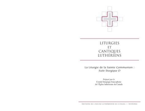 Autres cantiques Archives - Lutheran Church–Canada