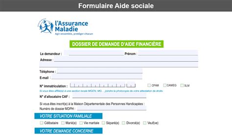 Autres formulaires - Caisses Sociales