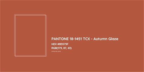 Autumn Glaze color hex code is #B3573F - Color-Name.com