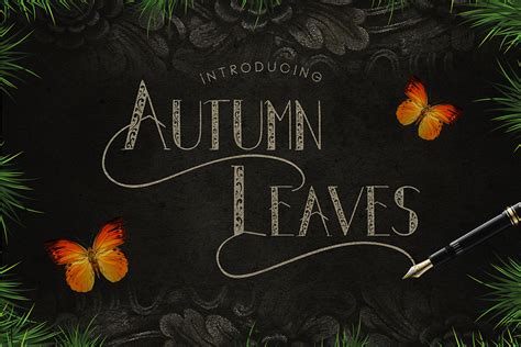 Autumn Leaves Font · 1001 Fonts