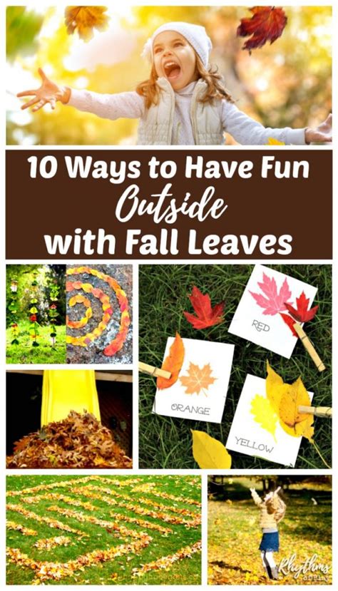 Autumn is the perfect time to get outside with the kids to do a fall