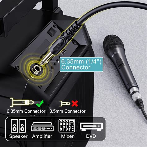 Aux microphone for speaker. 8ft Detachable Cable-K6 6.  This guide highlight...