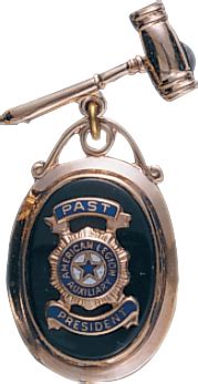 Auxiliary Past President Gold-Plated Gavel Pin