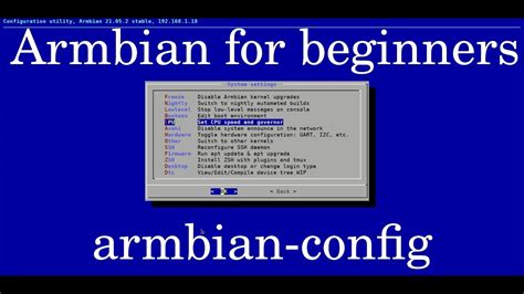 Available software with Softy / armbian-config