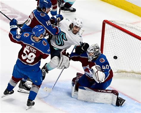 Avalanche’s Stanley Cup defense sputters to end in Game 7 of first round vs. underdog Seattle Kraken