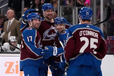 Avalanche depth players rise to occasion with division lead in peril, leading Colorado to 4-3 win at Kings