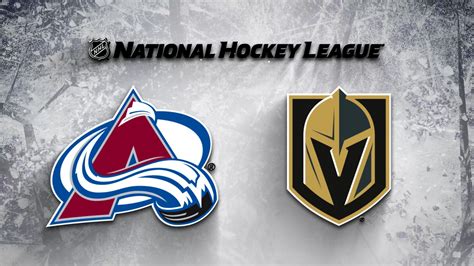 Avalanche vs Golden Knights 2024 Playoffs NHL.com