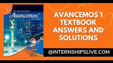 Avancemos 1 textbook answers.  Find step-by-step solutions and answers ...