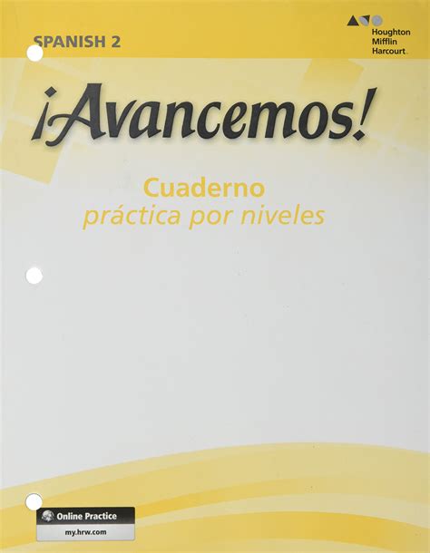 Avancemos 2 workbook teacher. Apr 6, 2006 · Cuaderno: Practica por niveles (Student Workbook) with Review Bookmarks Level 2 (¡Avancemos!) (Spanish Edition) $21.08 $ 21 . 08 Get it as soon as Sunday, Sep 10 
