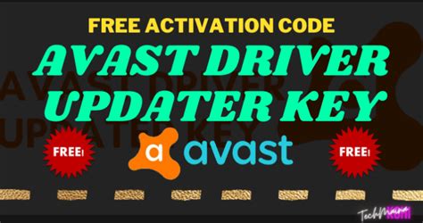 Avast driver updater activation code free