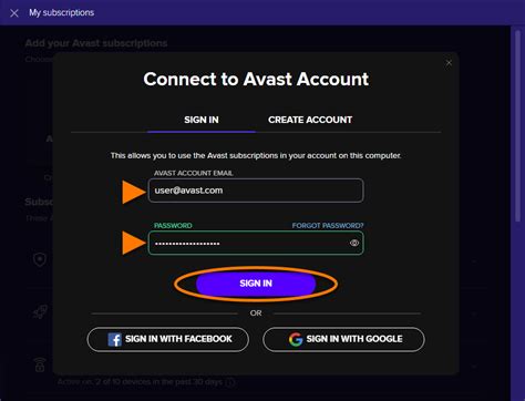 Avast sign in. An Avast Account was created using the email address that you provided during the subscription purchase. To sign in to your Avast Account for the first time, refer to the following article: Activating your Avast Account. If you do not know the password for your Avast Account, refer to the following article: Resetting your Avast Account password. 