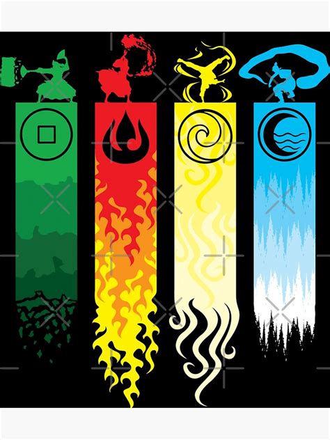 Avatar element symbols!! From the Last Airbender series!! Still needs a