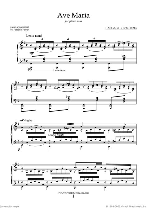 Ave Maria Sheet music for Piano, Flute (Solo)