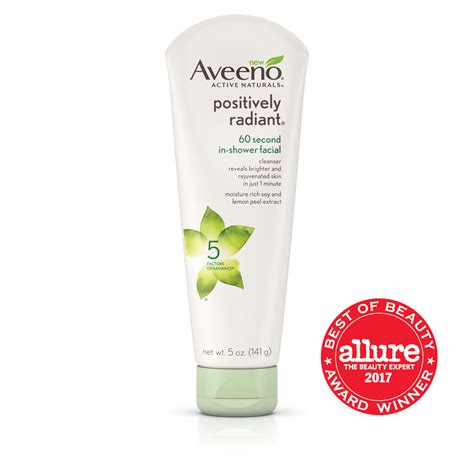 Aveeno Positively Radiant Soy, Glycolic Acid, and Kaolin Clay