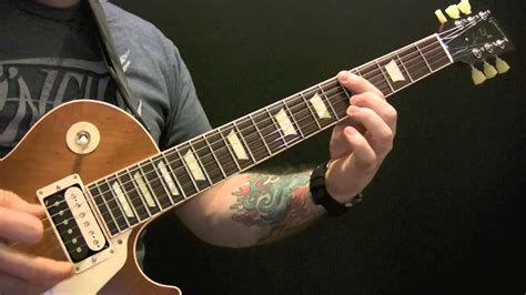 Avenged Sevenfold Scream Guitar Tutorial A7X - YouTube