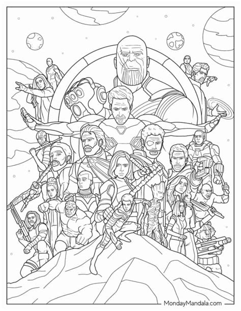 Avenger Coloring Pages