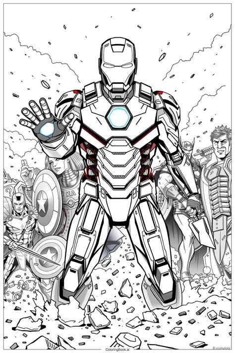 Avengers Coloring Book