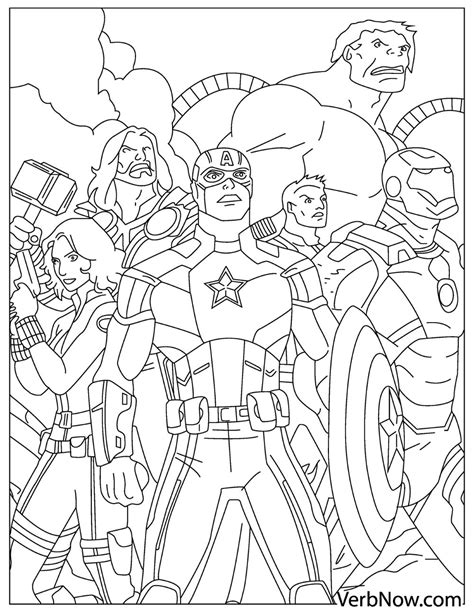 Avengers Coloring Pages Printable