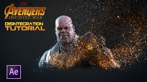 Avengers disintegration after effects.  Following this tutorial somewher...