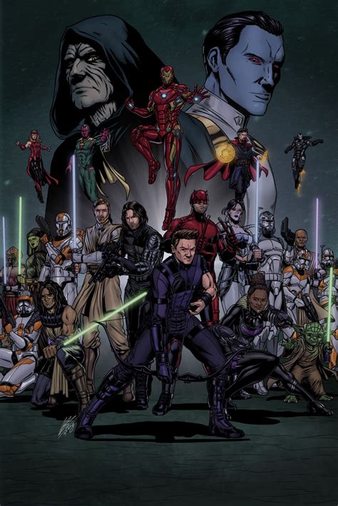 The Clone Wars are in full swing with the galaxy divided. The Jedi lead the clone army against the infinite droid army of the Separatists. Yet a wild card enters the fray. The Avengers. From there, newer, more sinister and deadlier threats emerge and The Galaxy, no, the universe, shall never be the same again. Phase 3.. 