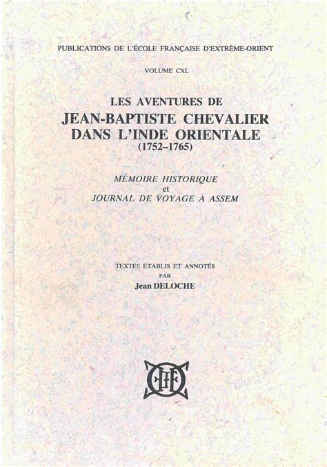 Aventures de jean baptiste chevalier dans l'inde orientale (1752 1765). - O compromisso do sus na erradicação do trabalho de crianças e controle do trabalho de adolescentes.