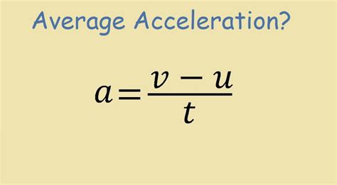 Average acceleration formula. Things To Know About Average acceleration formula. 
