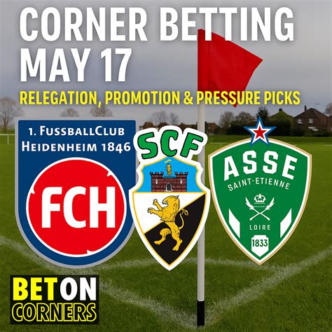 Average corners in a football match.  Key metrics include average corners...