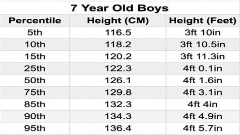 Average height for 7 year old boy.  The average height for a 7-year-old boy t...