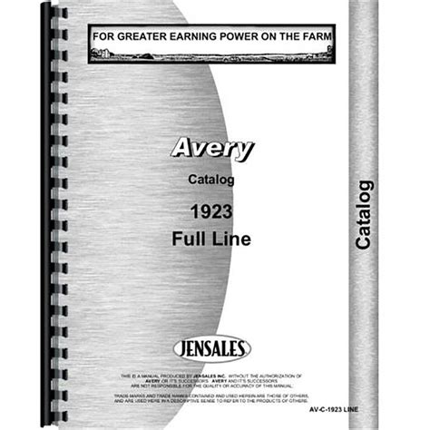 Avery 1923 full line operators manual. - Clinical research drug discovery development a quick reference handbook on clinical research.