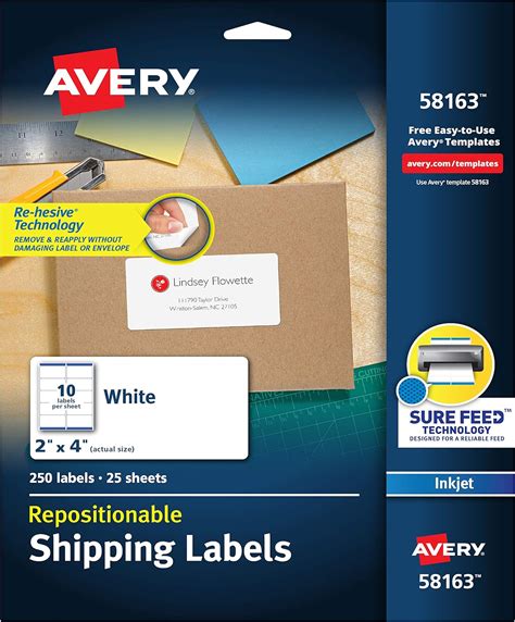 Avery 3x5 Label Template