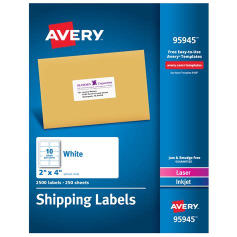 Avery 95945 Template