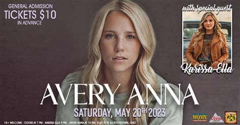 Avery Anna with special guest Karissa Ella live at the Dusty …