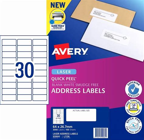 Avery File Folder Labels Template 30 Per Sheet