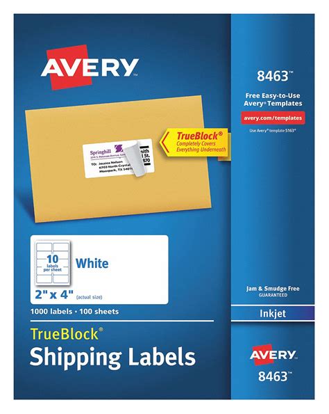 Avery Label Template 8463