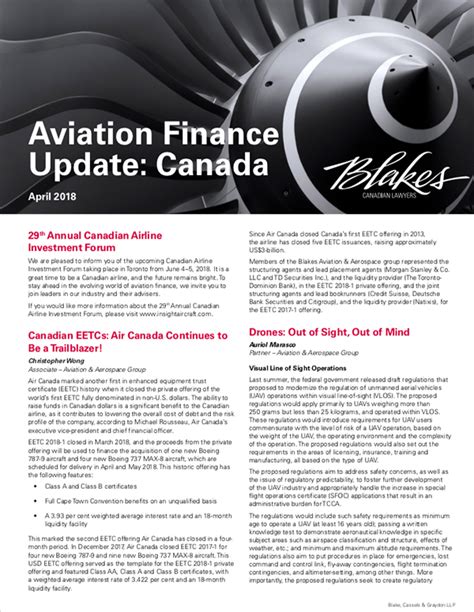 Aviation Finance - EETCs