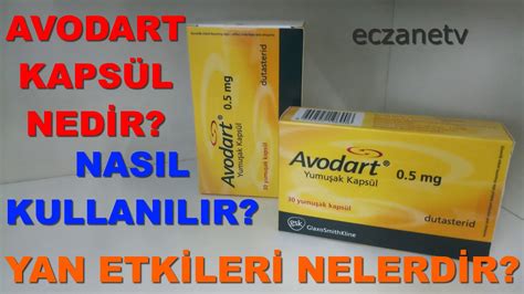Avodart yan etkileri.