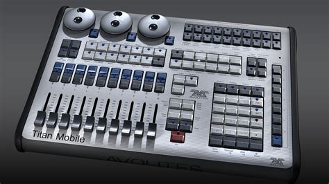 Avolites titan mobile.  This flexibility allows for bespoke configurat...