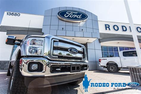 We sell and service any and all Ford vehicles including Ford F-150 pickups. Rodeo Ford; Sales 623-227-1718; Service 623-295-2402; Parts 623-237-9910; 13680 W. Test Drive Goodyear, AZ 85338; Service. Map. Contact. Rodeo Ford. Call 623-227-1718 Directions. Home ... Phoenix Ford | Avondale Ford | Goodyear Ford | Glendale Ford | Peoria Ford .... 