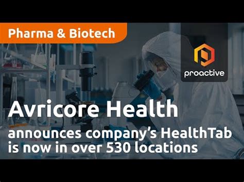 Avricore Health’s HealthTab™ Passes 530 Locations, Adds Virus …