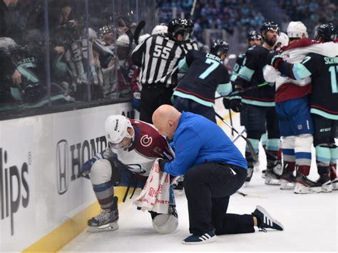 Avs lose Cogliano for playoffs with neck fracture from hit
