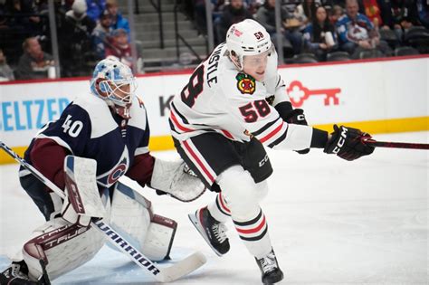 Avs wallop unrecognizable Chicago Blackhawks, 5-0, with Cale Makar out with lower-body injury