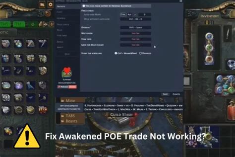 Hi, I used poe awakening trade long time. Today, advanced price check doesn't work. Ctrl + D works ok, but ctrl + alt + D goes into desktop. Can someone help me? I reinstalled, updated, didn't help. This is a 3 party tool and NOT supported by GGG. It can also get you banned so be warned about this.. 