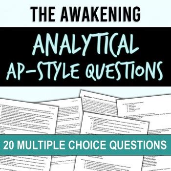 Awakening Multiple Choice Ap Answers
