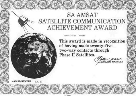 Awards – AMSAT