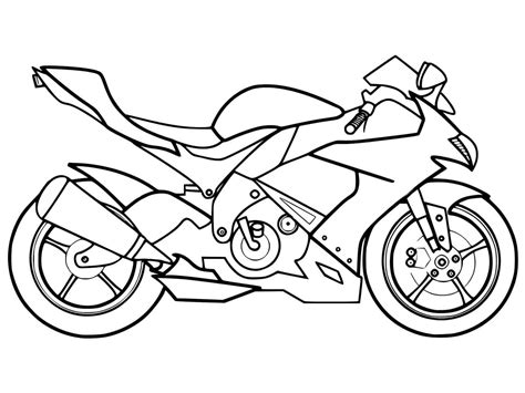 Awesome Coloring Pages Of Motorcycles Coloring Pages