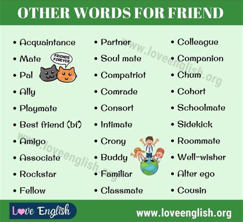 Awesome Other Terms for Your Best Buddy