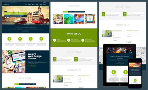 Awesome Responsive Free One Page Responsive HTML5 Template