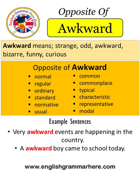 Awkward antonym. Things To Know About Awkward antonym. 