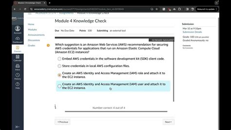 Aws academy cloud developing knowledge check answers.  Three of the pillars a...